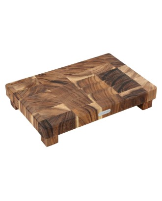 Tocator cu picioare din lemn de salcam, 45 x 30 cm - ZASSENHAUS
